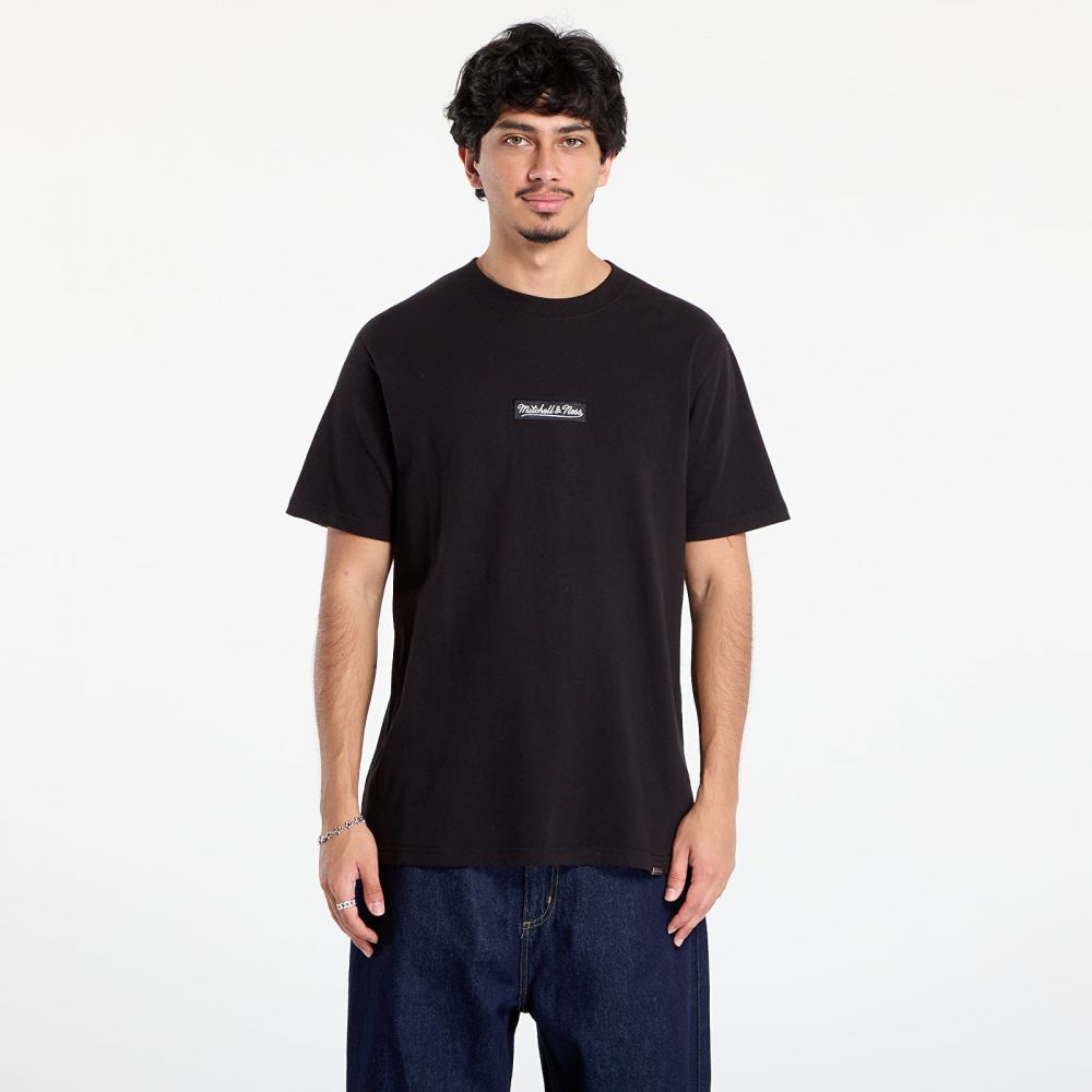 Tričko Mitchell & Ness Branded M&n Box Logo Tee Black M