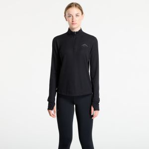 Tričko Nike Trail Women's Dri-FIT 1/4-Zip Running Mid-Layer Top Black/ Black S