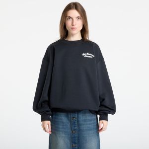 Mikina New Balance Linear Heritage Fleece Crew Black S