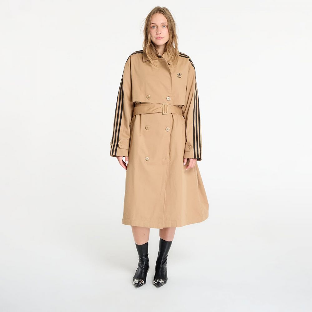 Bunda adidas Adicolor Trench Coat Twill Cardboard S