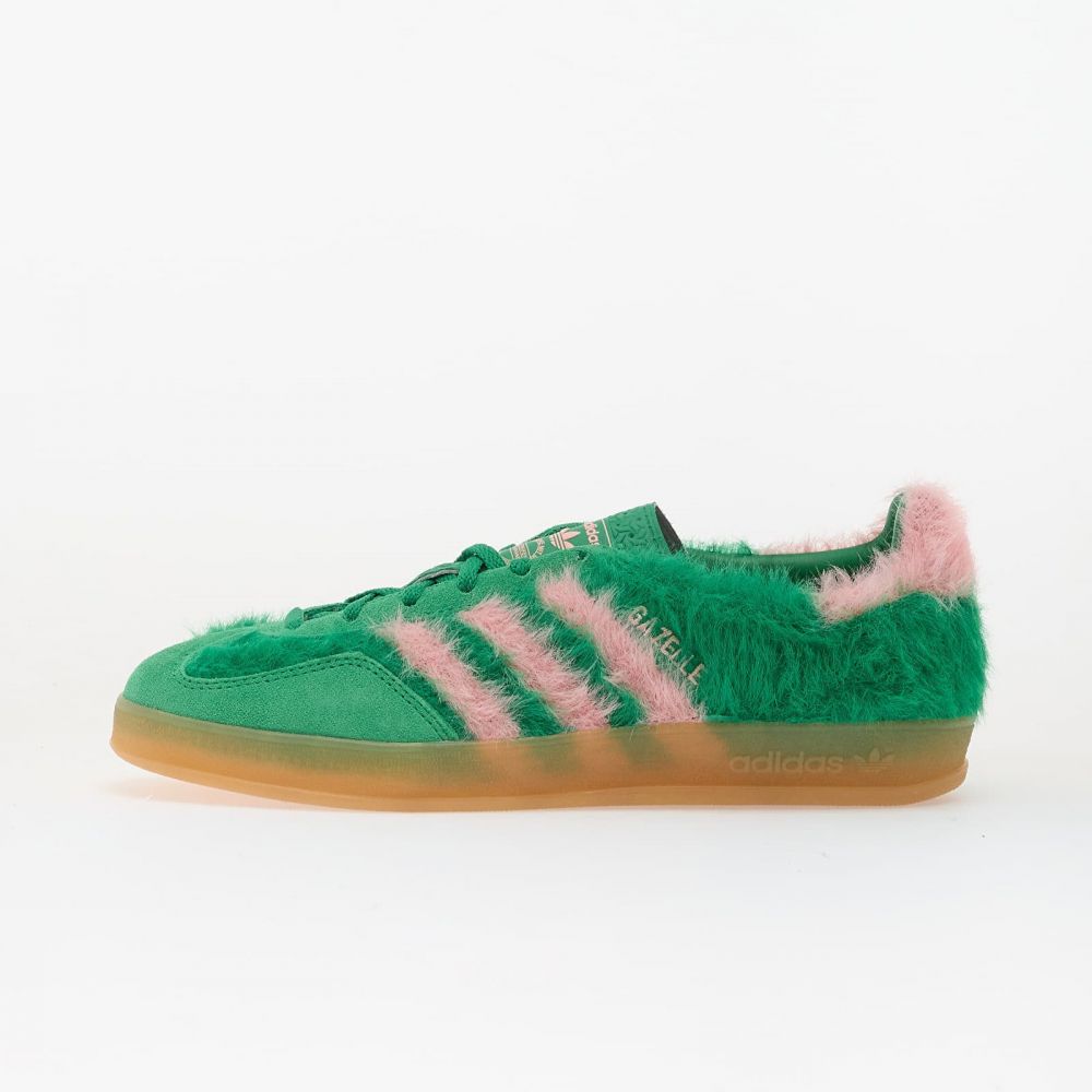 Tenisky adidas Gazelle Indoor W Green/ Glow Pink/ Gum EUR 38 2/3