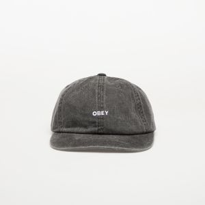 Šiltovka OBEY Pigment Bold 6 Panel Strapback Pigment Black Universal