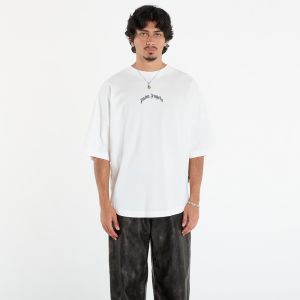 Tričko Palm Angels Back Curved Logo Over Tee Off White/ Black XL