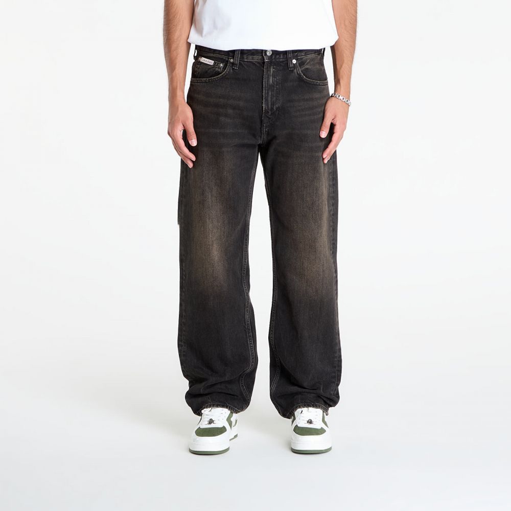 Kalhoty Calvin Klein Jeans 90S Straight Espress Jeans Black W33/L32