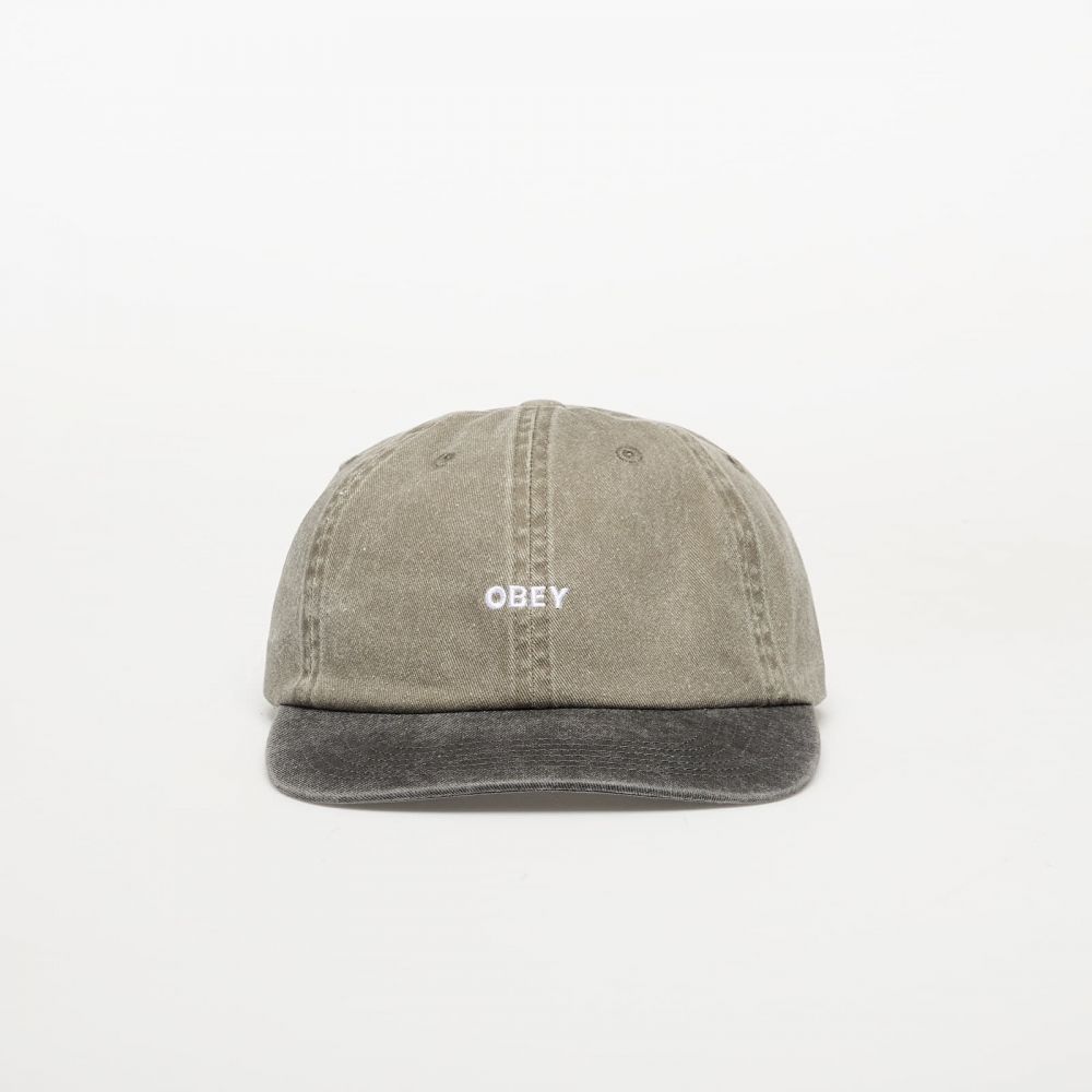 Šiltovka OBEY Pigment Bold 6 Panel Strapback Pigment Olive Multi Universal