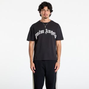 Tričko Palm Angels Curved Logo Reg Tee Black/ Off White L