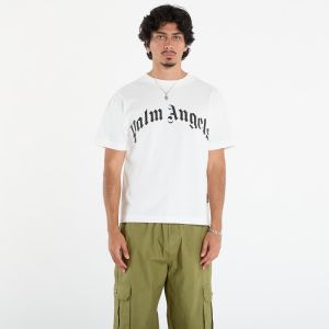 Tričko Palm Angels Curved Logo Reg Tee Off White/ Black M