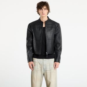 Bunda Daily Paper Structured Leather Jacket Black S