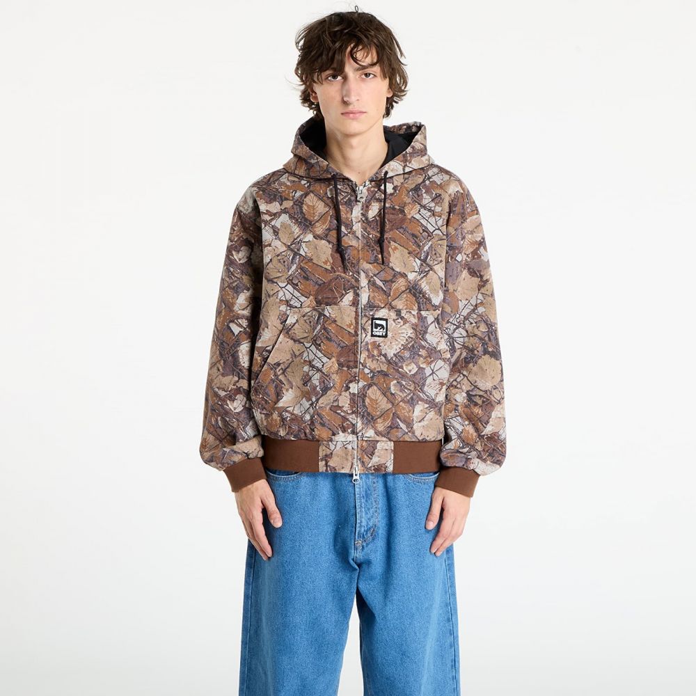 Bunda OBEY Glen Zip Up Jacket Fence Camo Multi M
