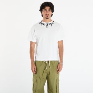 Tričko Palm Angels Neck Logo Reg Tee Off White/ Black M
