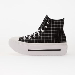 Tenisky Converse Chuck Taylor All Star Lift Double Stack Platform Plaid Hi Black/ White/ Black EUR 39.5