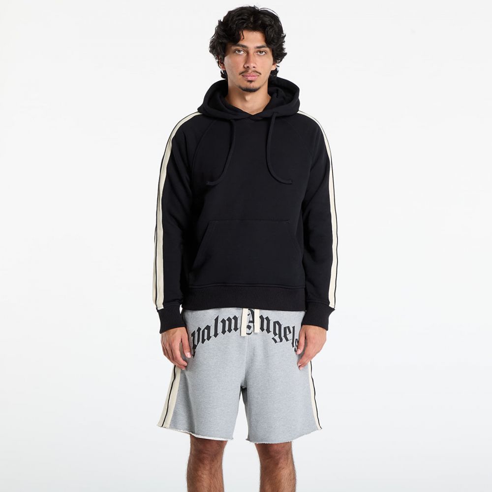 Mikina Palm Angels Curved Logo Track Hoody Black/ Off White M
