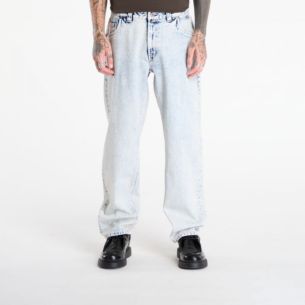 Kalhoty Dime Relaxed Denim Pants Light Snow Washed 34
