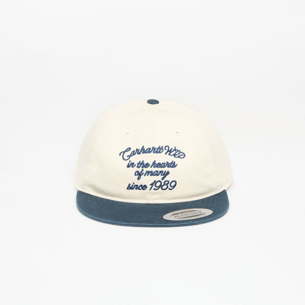 Šiltovka Carhartt WIP Alston Cap Natural/ Deep Lagoon Universal