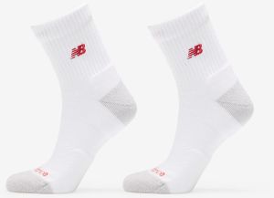 New Balance Active Premium Crew Quarter 2-Pack White XL