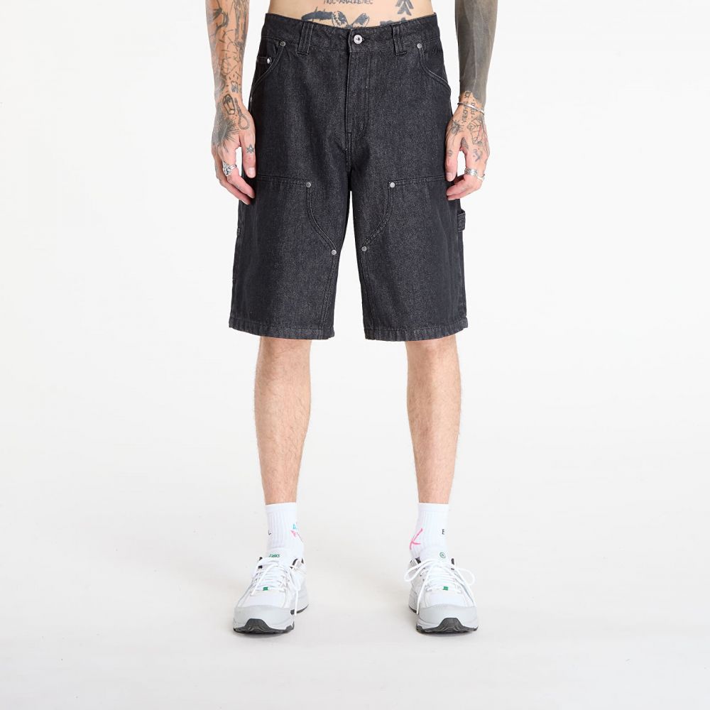 Dime Carpenter Denim Shorts Black Washed 32