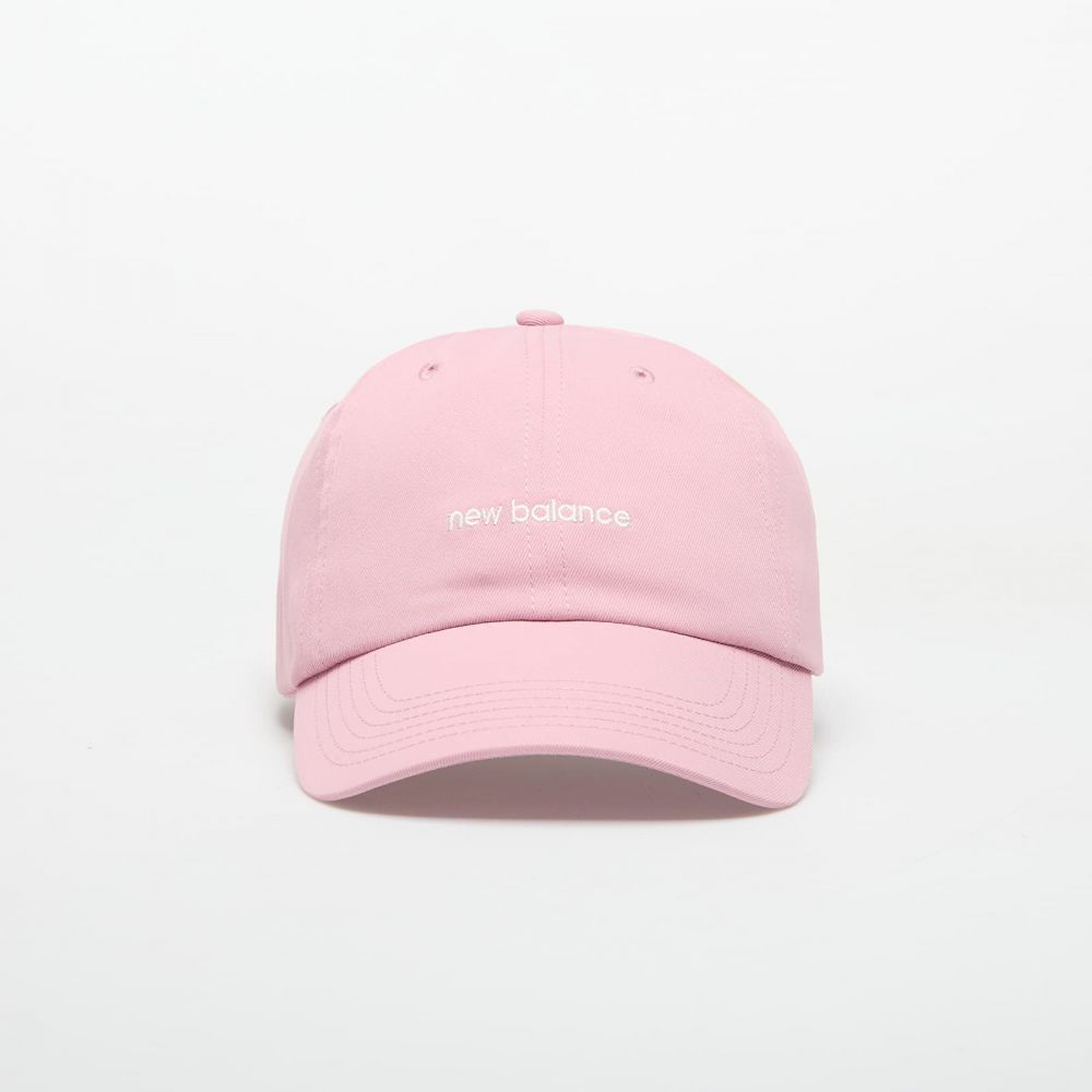 Šiltovka New Balance Women's 6 Panel Linear Logo Hat Pink Universal