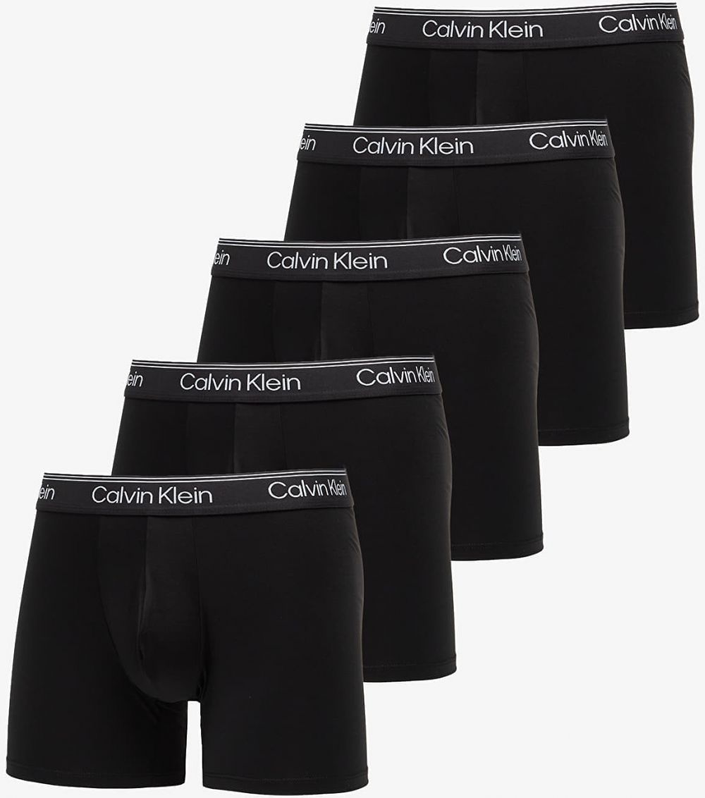 Calvin Klein Microfiber Stretch Boxer Brief 5-Pack Black M