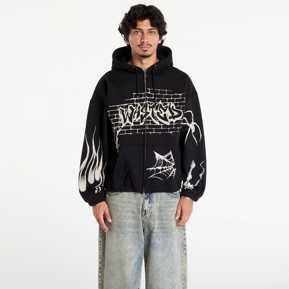 Mikina Wasted Paris M Atm Boxy Zip Hoodie Black M