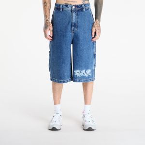 RIPNDIP Ace Ultra Wide Leg Shorts Medium Wash M