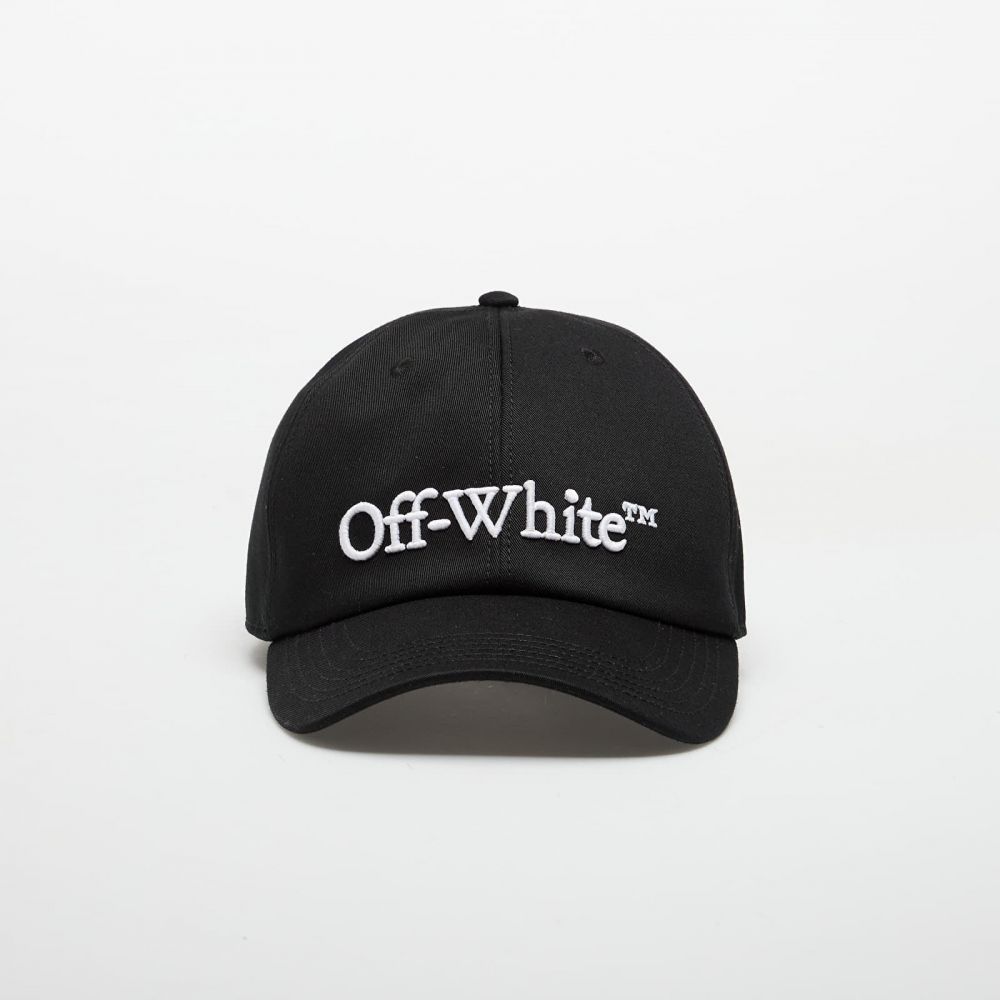 Šiltovka Off-White Drill Bookish Baseball Cap Black/ White Universal