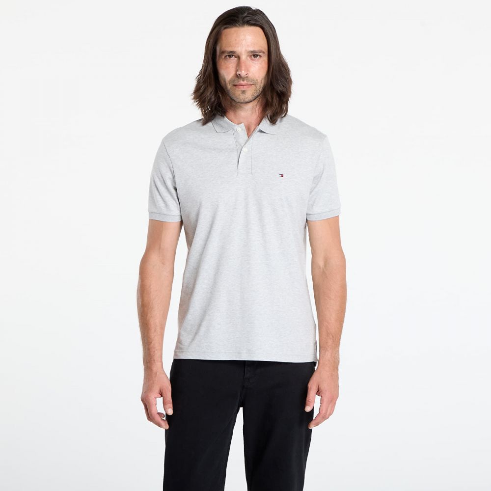 Tričko Tommy Hilfiger Liquid Cotton Reg Se Polo Grey M
