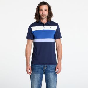 Tričko LACOSTE Men's S/S Polo Navy Blue/ France Blue-Flour L