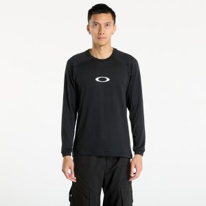 Mikina OAKLEY Enhance Light Grid L/S Crew 5.7 Blackout M