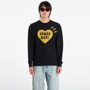 Tričko HUMAN MADE Graphic L/S T-Shirt Black S