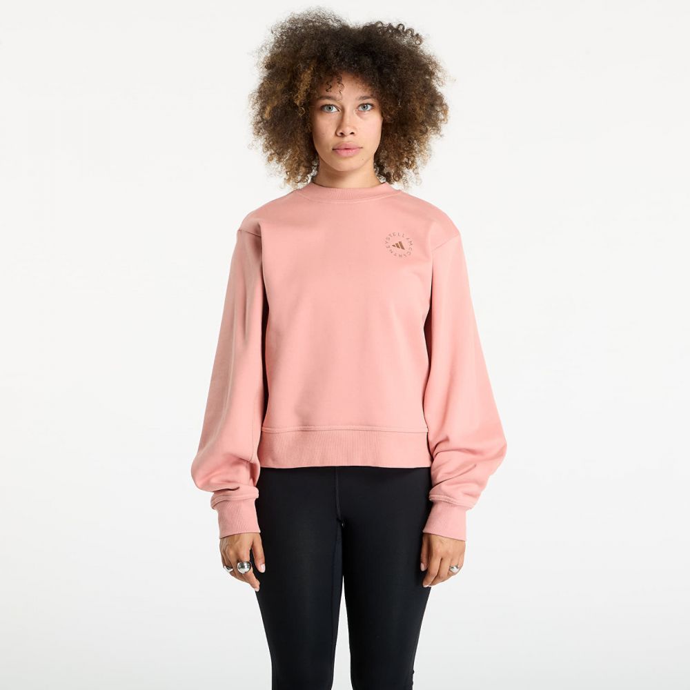 Mikina adidas by Stella McCartney Regular Sweatshirt Light Rosewood M