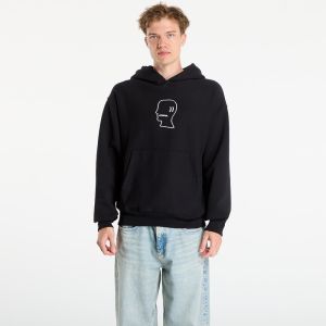 Mikina Brain Dead Logo Head Hoodie Black M