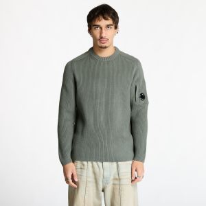 Svetr C.P. Company Full Rib Crewneck Lens Sweater Gunmetal Grey L