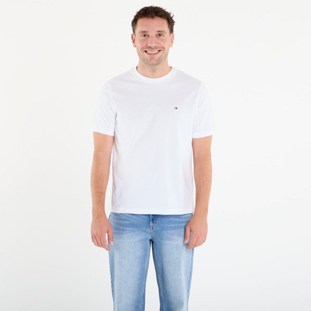 Tričko Tommy Hilfiger Essential Reg Fit Solid Tee White S