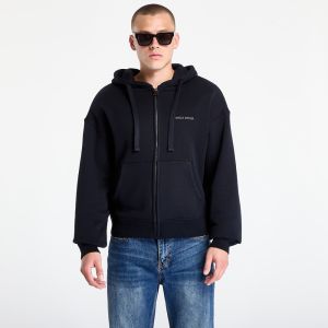 Mikina Daily Paper Boxy Zip Up Hoodie Black XS