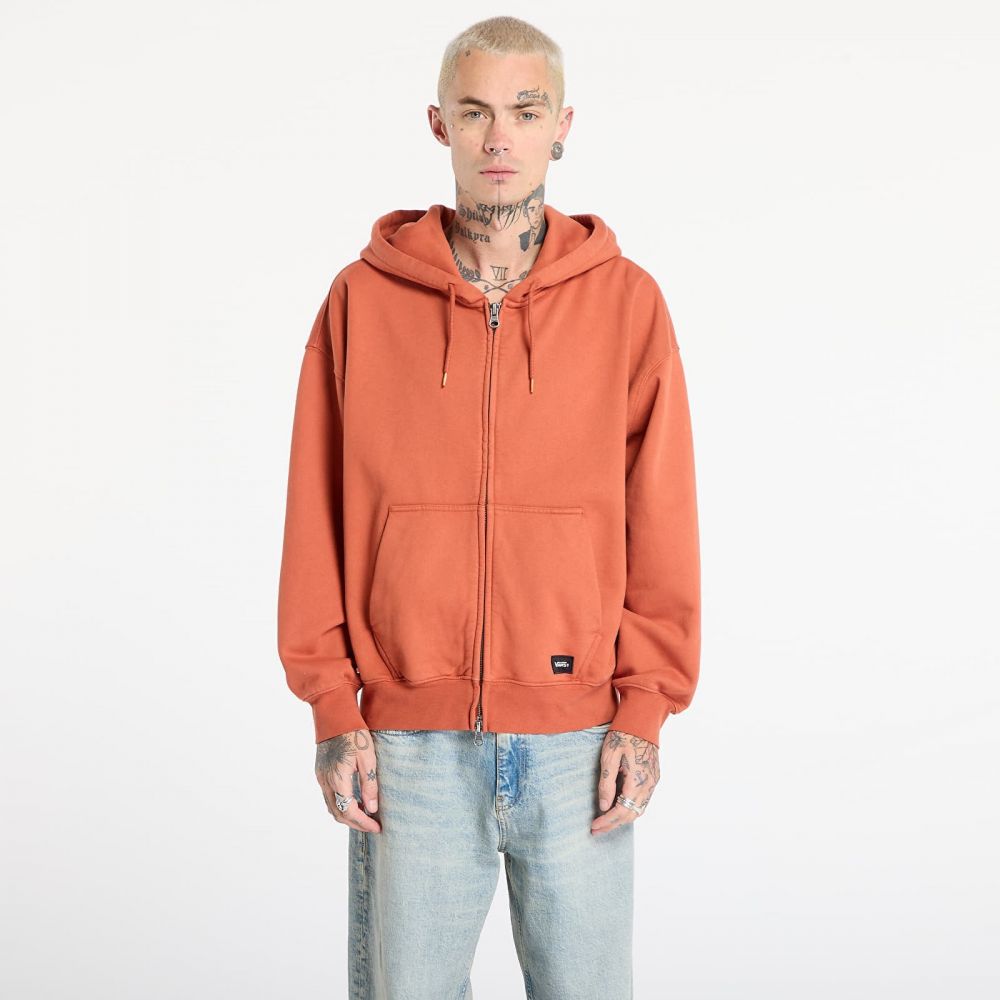 Mikina Vans LX Zip Hoodie Burnt Orange M