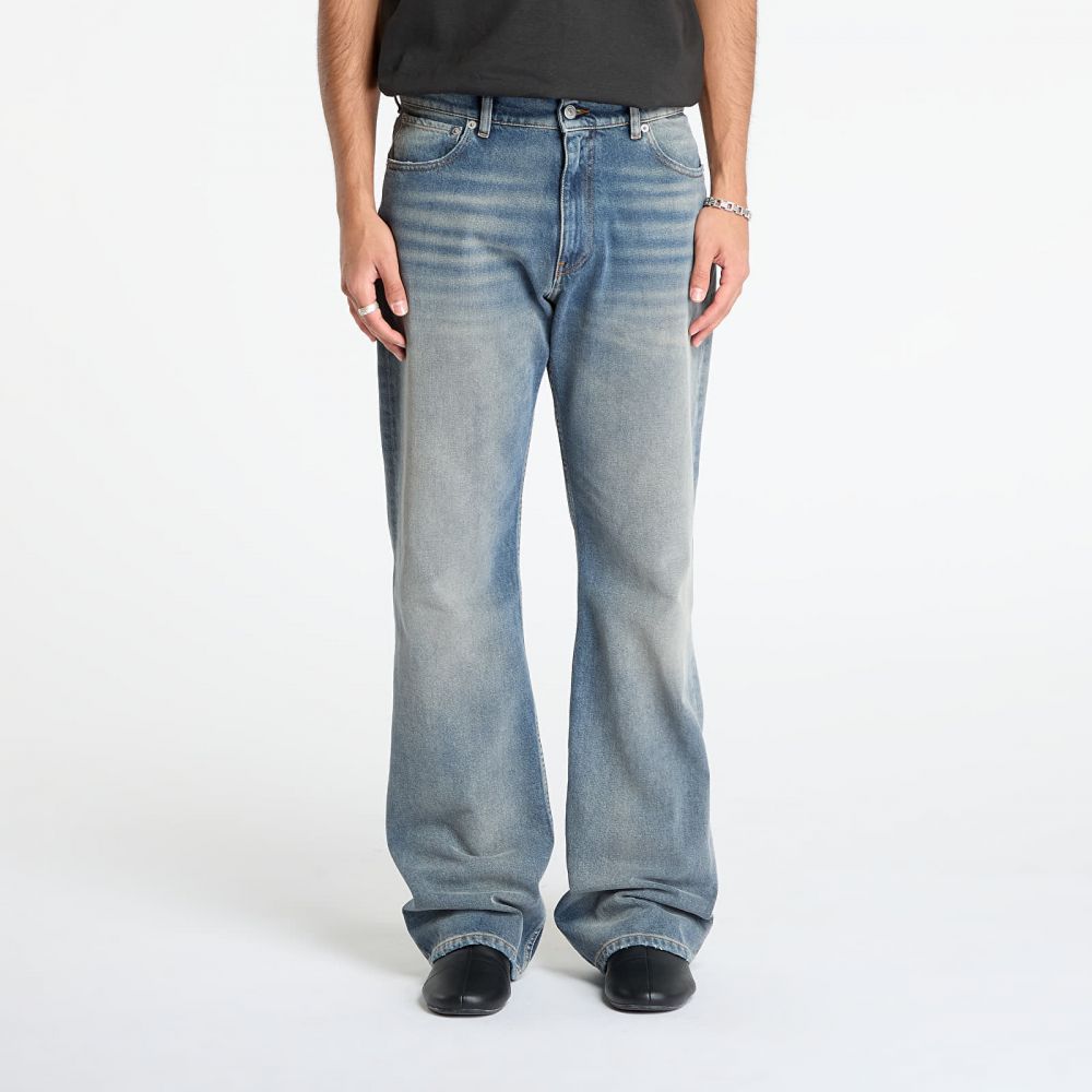 Kalhoty MM6 Maison Margiela Pants 5 Pockets Medium Blue 32