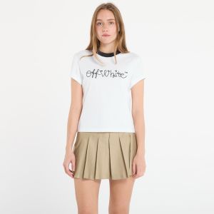 Tričko Off-White Emb Script Logo Fitted Tee White/ Blue M