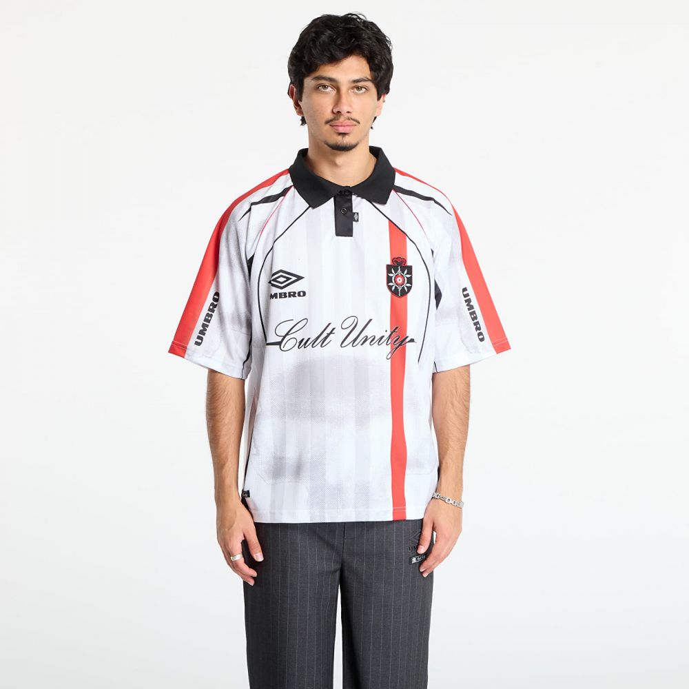 Tričko Umbro 01 03 Polo White/ Red S