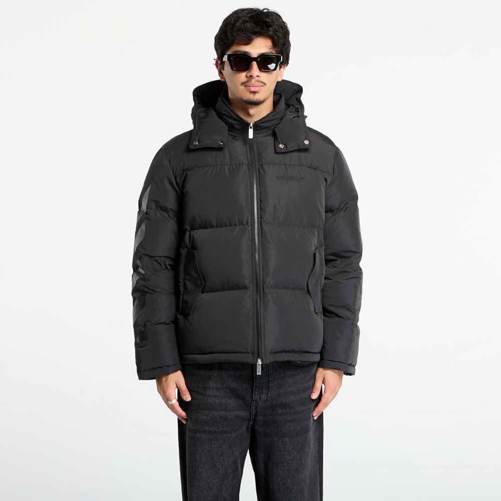 Bunda Off-White Diag Arrow Down Jacket Black/ Black XXL