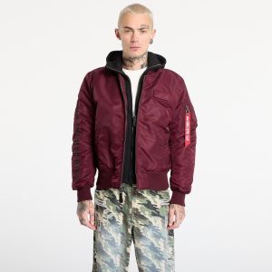 Bunda Alpha Industries MA-1 D-Tec Sleeve Embroidery Dark Cherry L