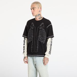 Tričko Awake NY Vanson Bones Waffle T-Shirt Black L