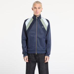 Bunda FRED PERRY Striped Panel Track Jacket Dark Airforce M