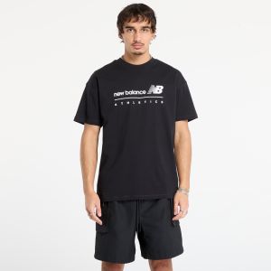 Tričko New Balance Linear Graphic T-Shirt Black XXL