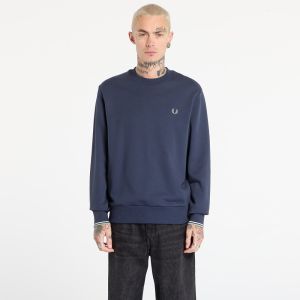 Mikina FRED PERRY Crew Neck Sweatshirt Drkairf/ Lic/ Bayl L