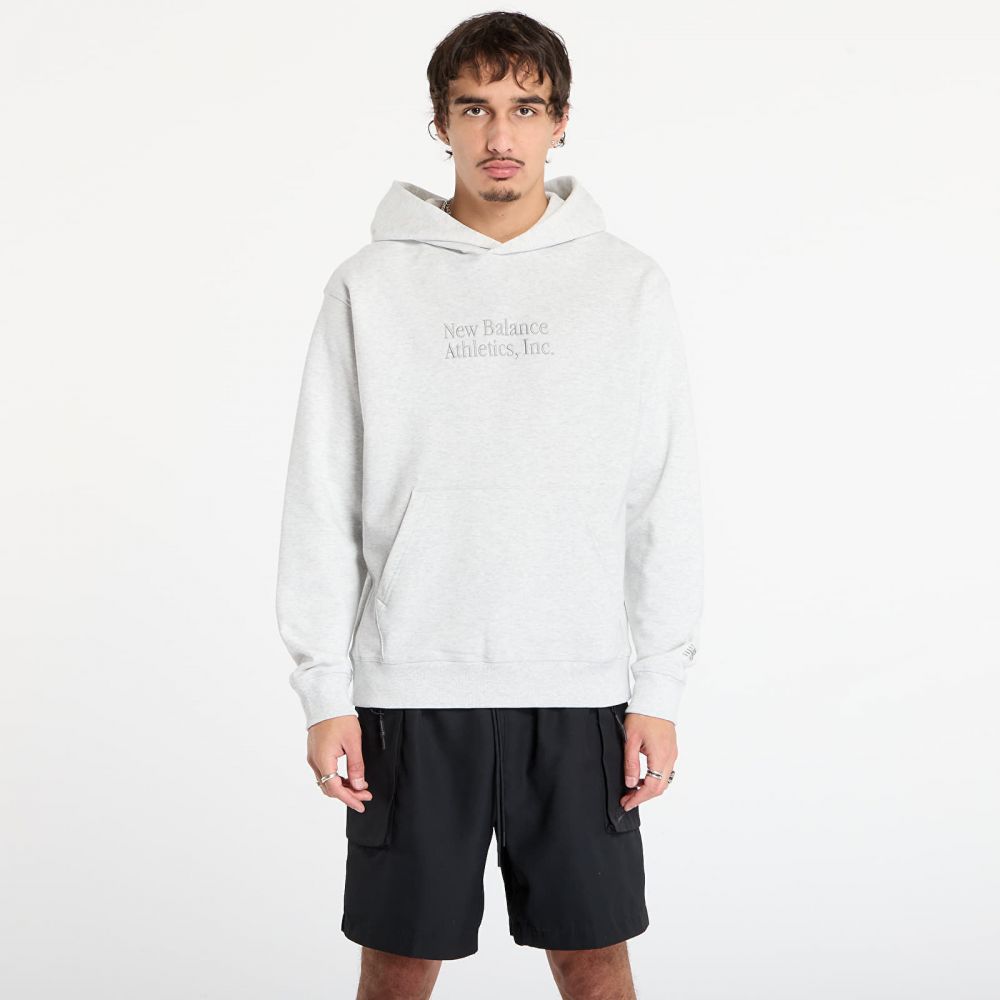 Mikina New Balance Athletics Classics Hoodie Ash Heather XL