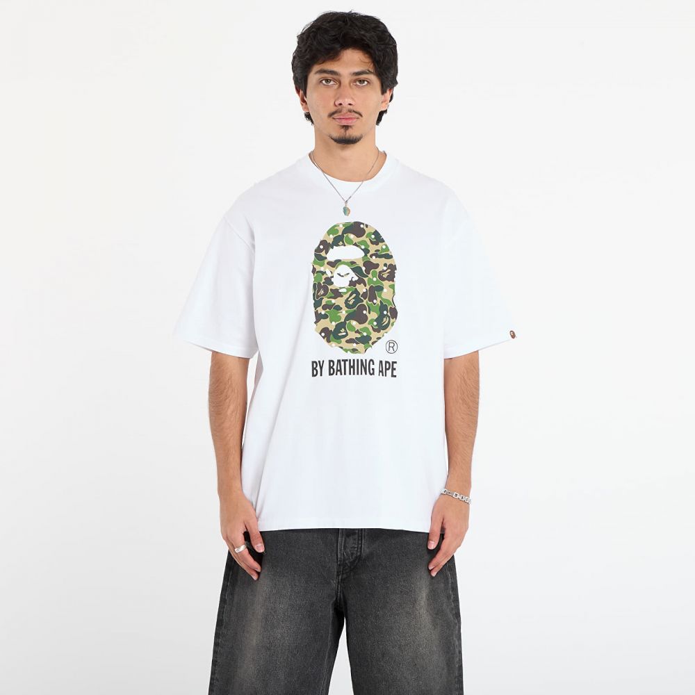 Tričko A BATHING APE Abc Dot Camo By Bathing Ape Relaxed Fit Tee White L