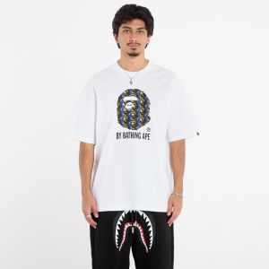 Tričko A BATHING APE Ape Head Pattern By Bathing Ape Relaxed Fit Tee White S