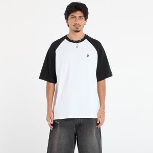 Tričko A BATHING APE One Point Relaxed Fit Raglan Tee White XXL