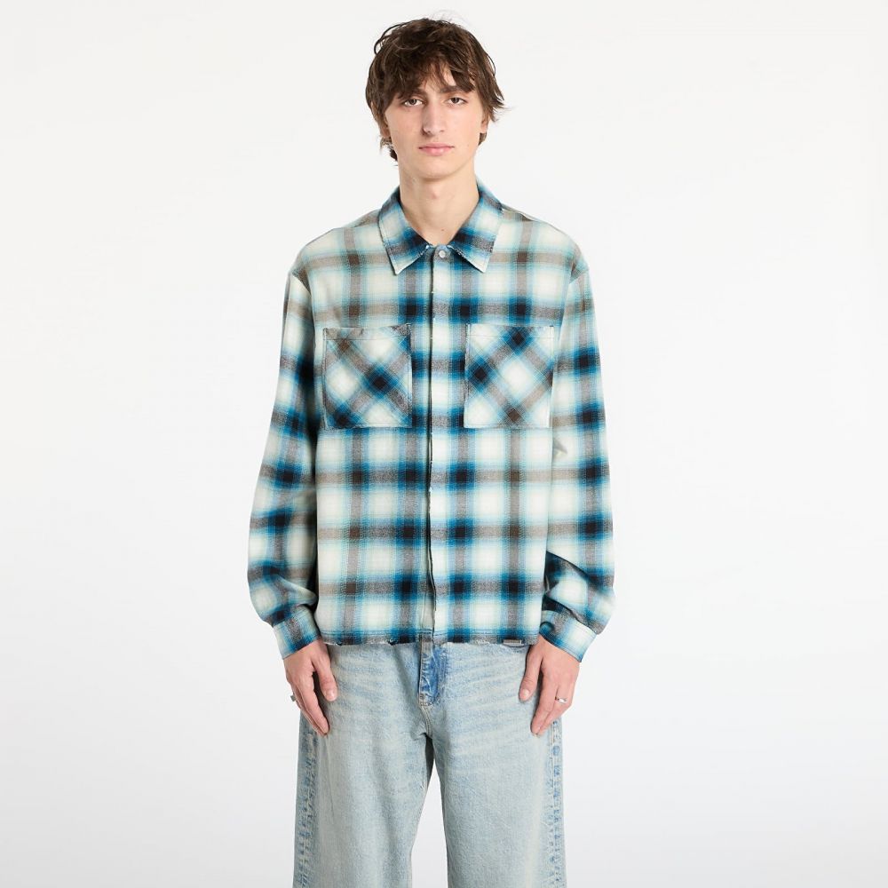 Košeľa REPRESENT Sun Bleached Flannel Shirt Cloud XL