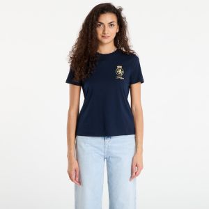 Tričko Tommy Hilfiger TH Crest Embroidery Crew Neck T-Shirt Blue S